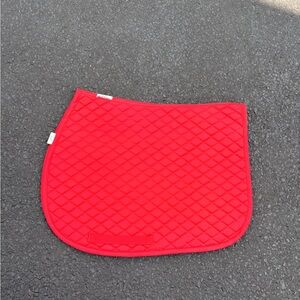 Red Quilted Saddle Pad